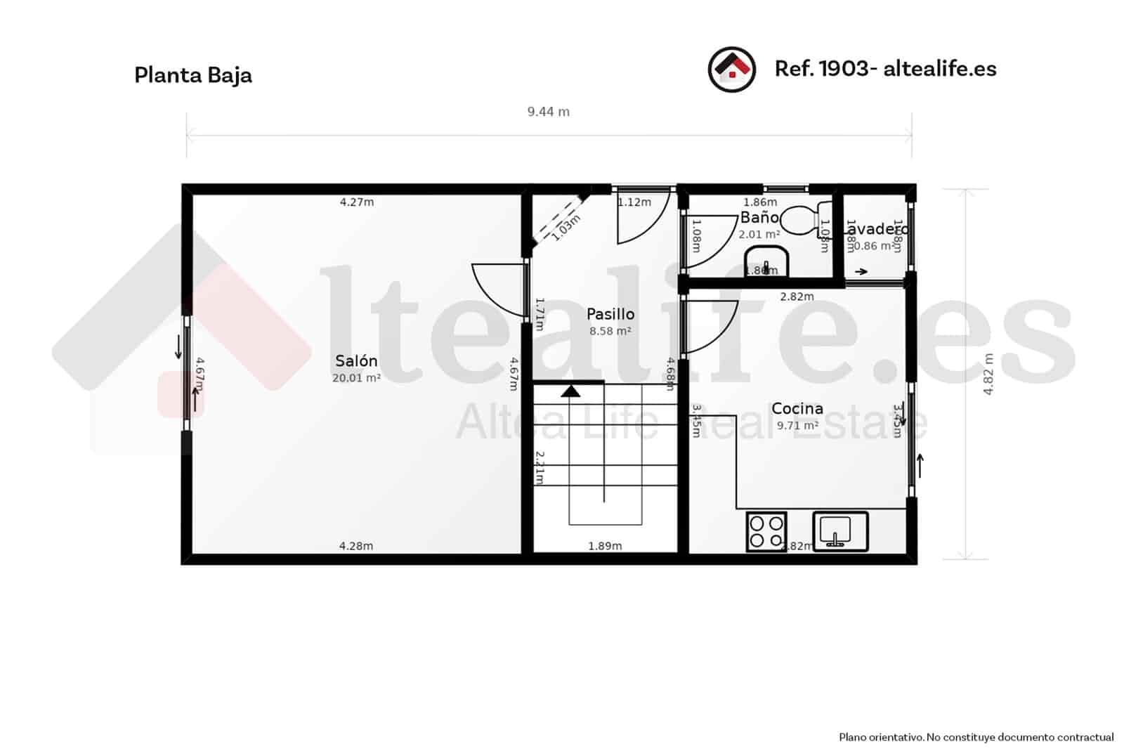 3 sypialnia Bungalow na sprzedaż w La Nucia z garażem - 315 000 € (Ref: 8895832)