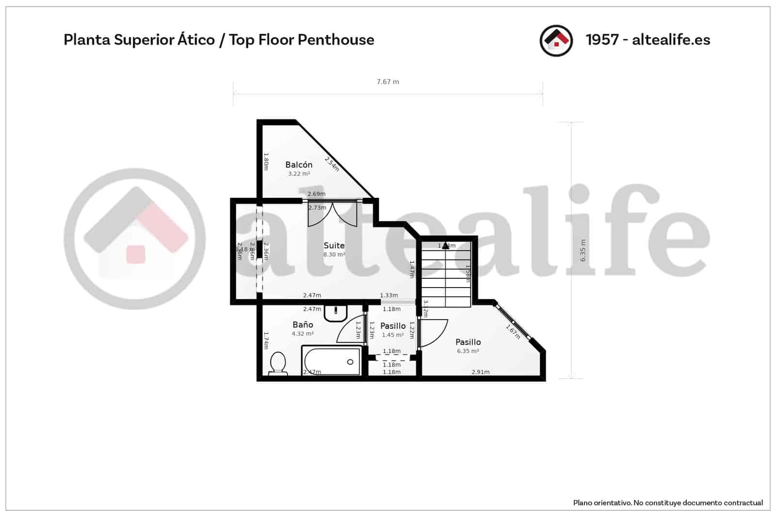 4 soverom Penthouse til salgs i Altea med svømmebasseng garasje - € 380 000 (Ref: 9296378)