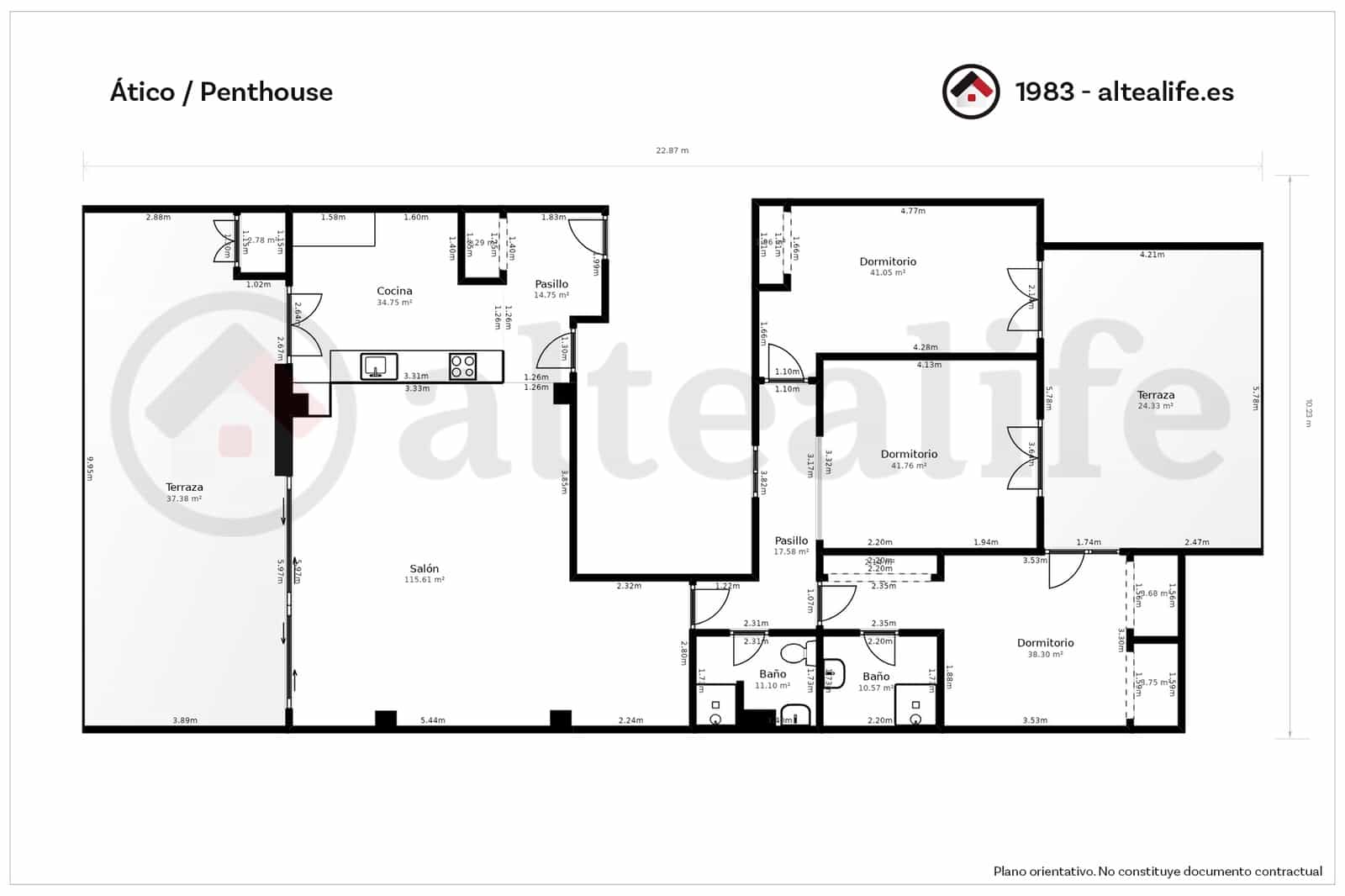 3 soveværelse Penthouse til salg i Altea med garage - € 510.000 (Ref: 9444477)