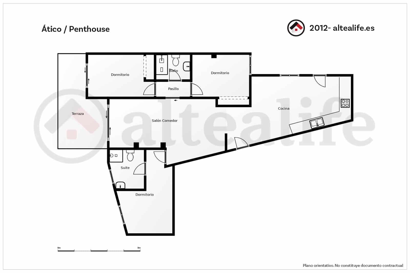 3 soverom Penthouse til salgs i Altea med garasje - € 450 000 (Ref: 9635067)