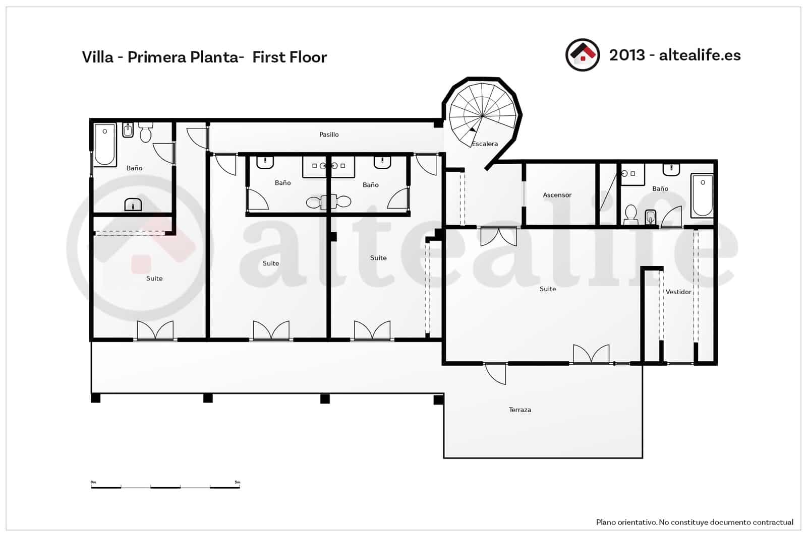 5 slaapkamer Villa te koop in Altea met zwembad garage - € 1.200.000 (Ref: 9650774)