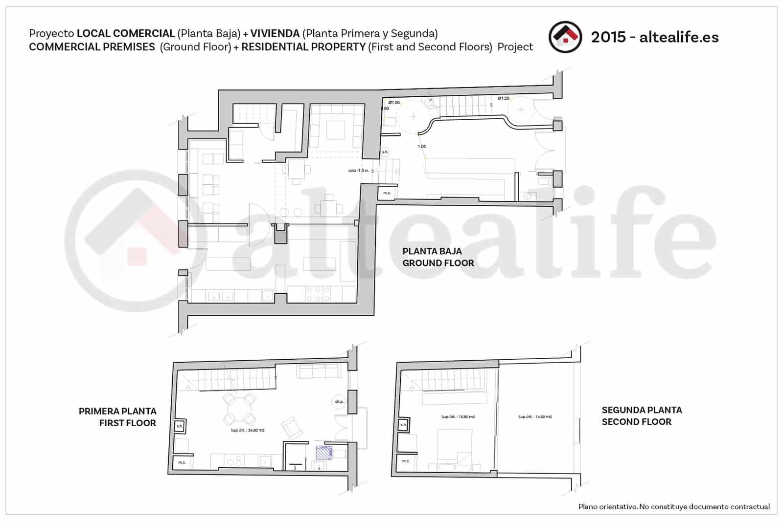 4 chambre Maison de Ville à vendre à Altea - 385 000 € (Ref: 9688442)