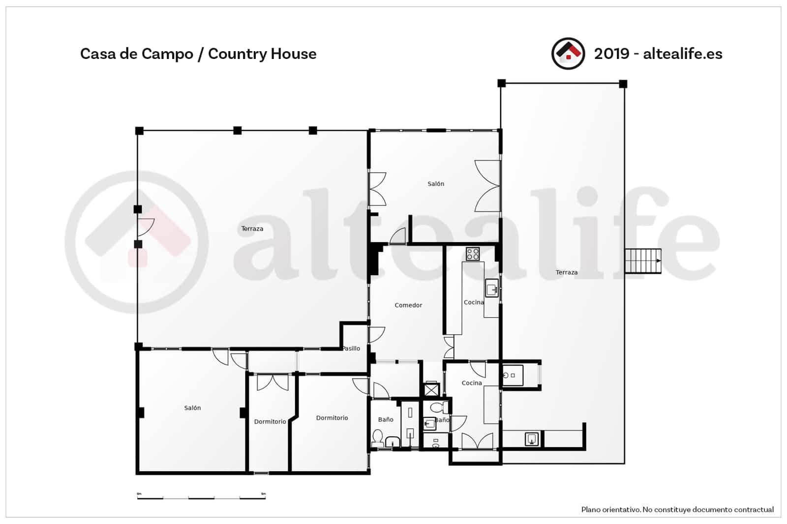 2 Zimmer Villa zu verkaufen in Altea mit Pool Garage - 375.000 € (Ref: 9730625)