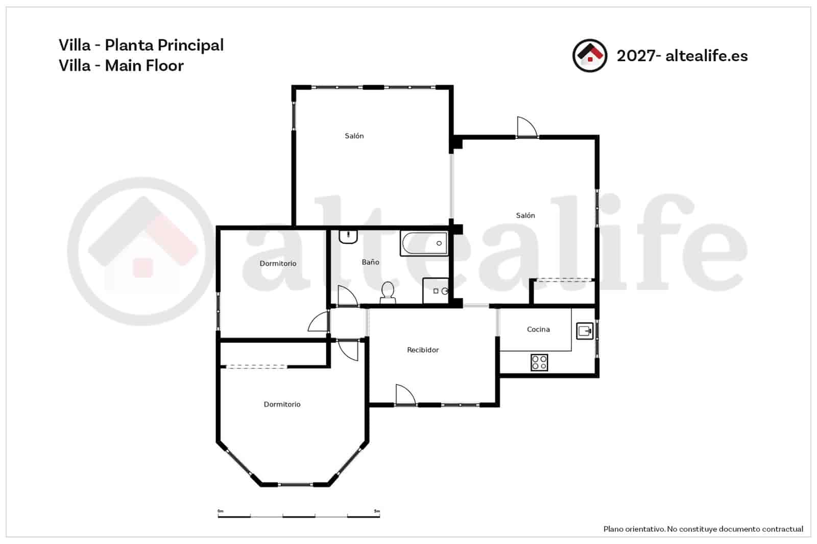 3 sypialnia Willa na sprzedaż w Altea z basenem garażem - 549 000 € (Ref: 9781994)