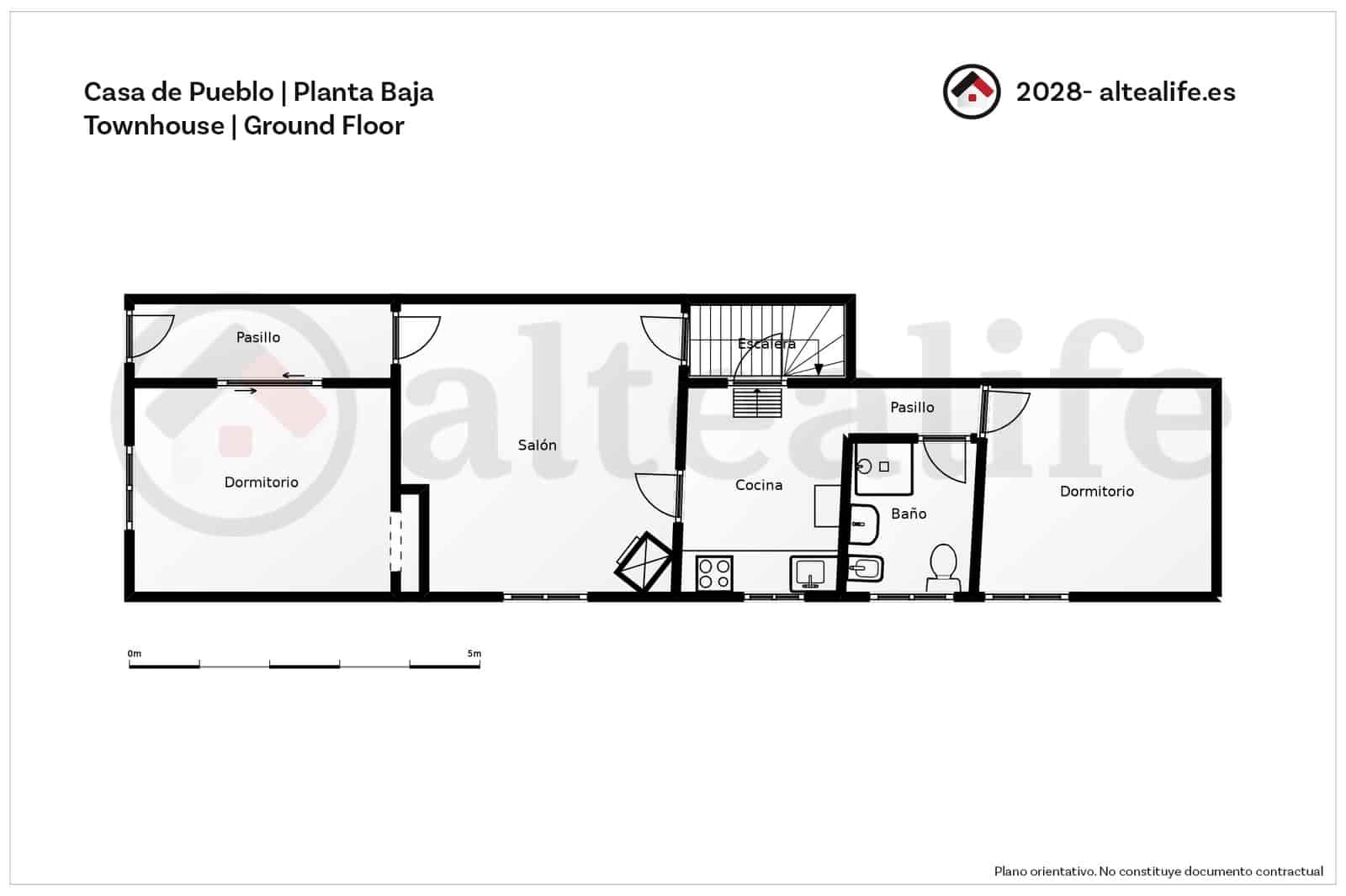 5 soveværelse Byhus til salg i Polop med garage - € 338.000 (Ref: 9793620)