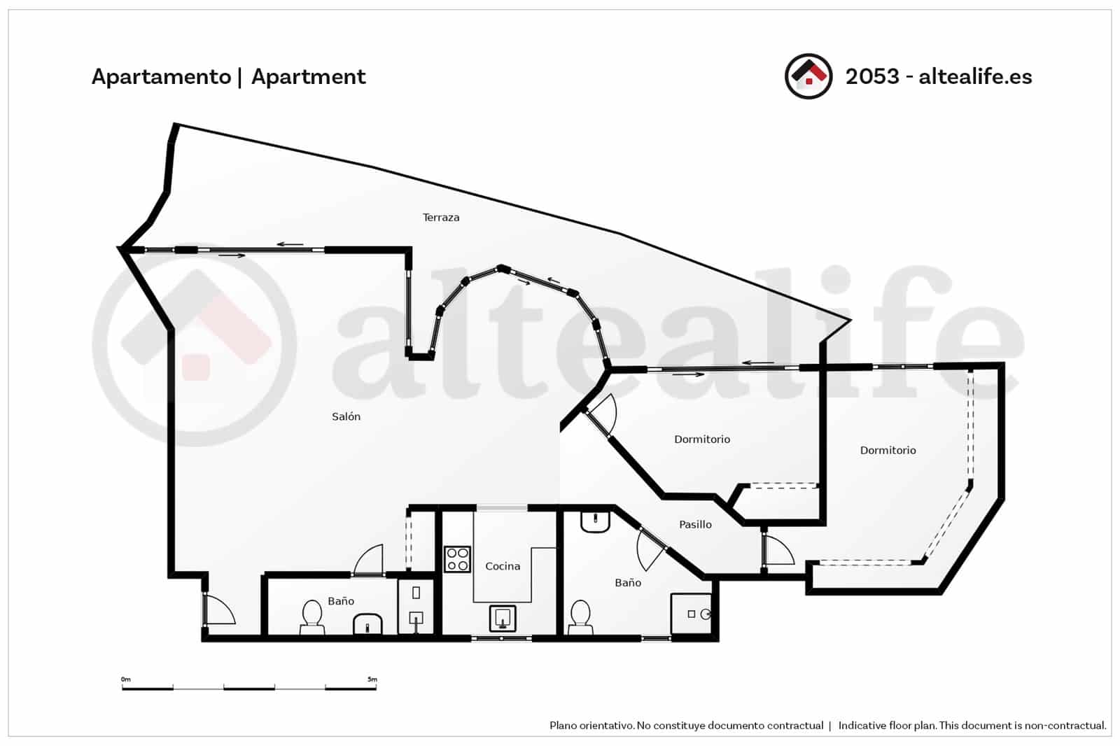 2 soverom Leilighet til salgs i Altea med svømmebasseng garasje - € 475 000 (Ref: 9997558)