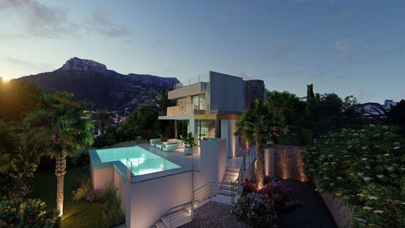 6 chambre Villa/Maison à vendre à Calpe / Calp - 2 200 000 € (Ref: 7720010)