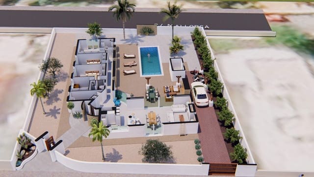3 soveværelse Villa til salg i Pueblo - Urbanizaciones, Alfaz del Pi / L'Alfàs del Pi - € 698.000 (Ref: 9133130)