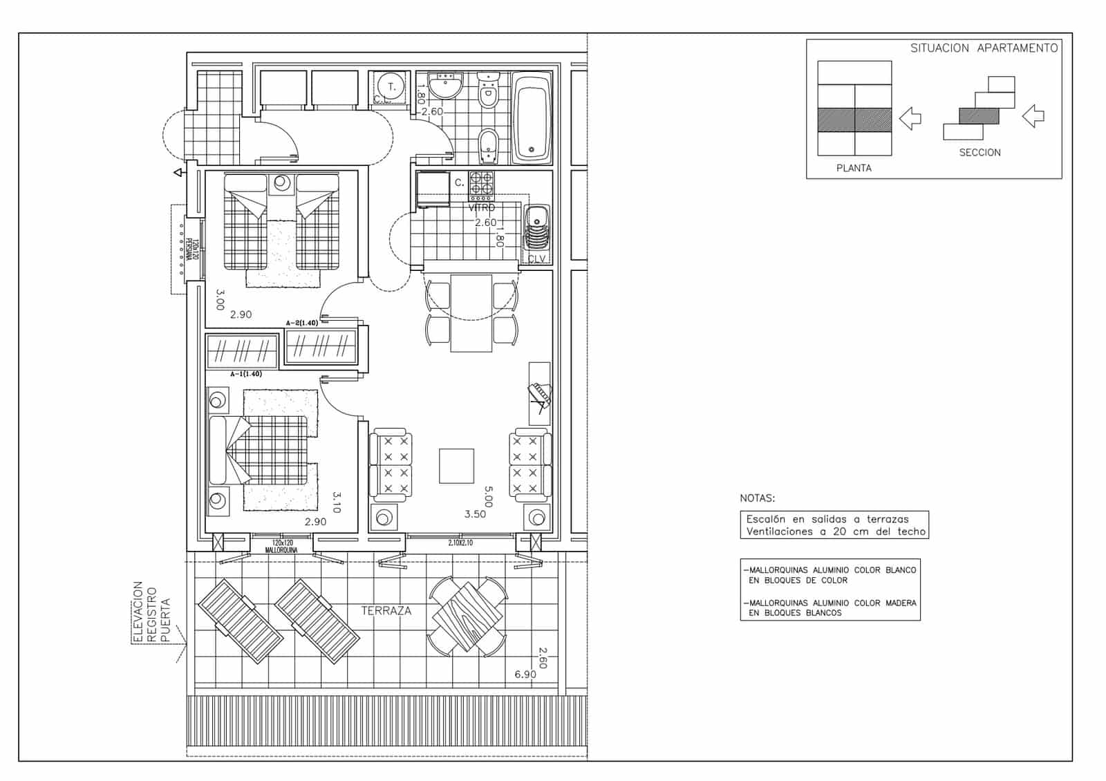 2 soveværelse Lejlighed til salg i Benitachell / Benitatxell med swimmingpool - € 285.000 (Ref: 9402610)