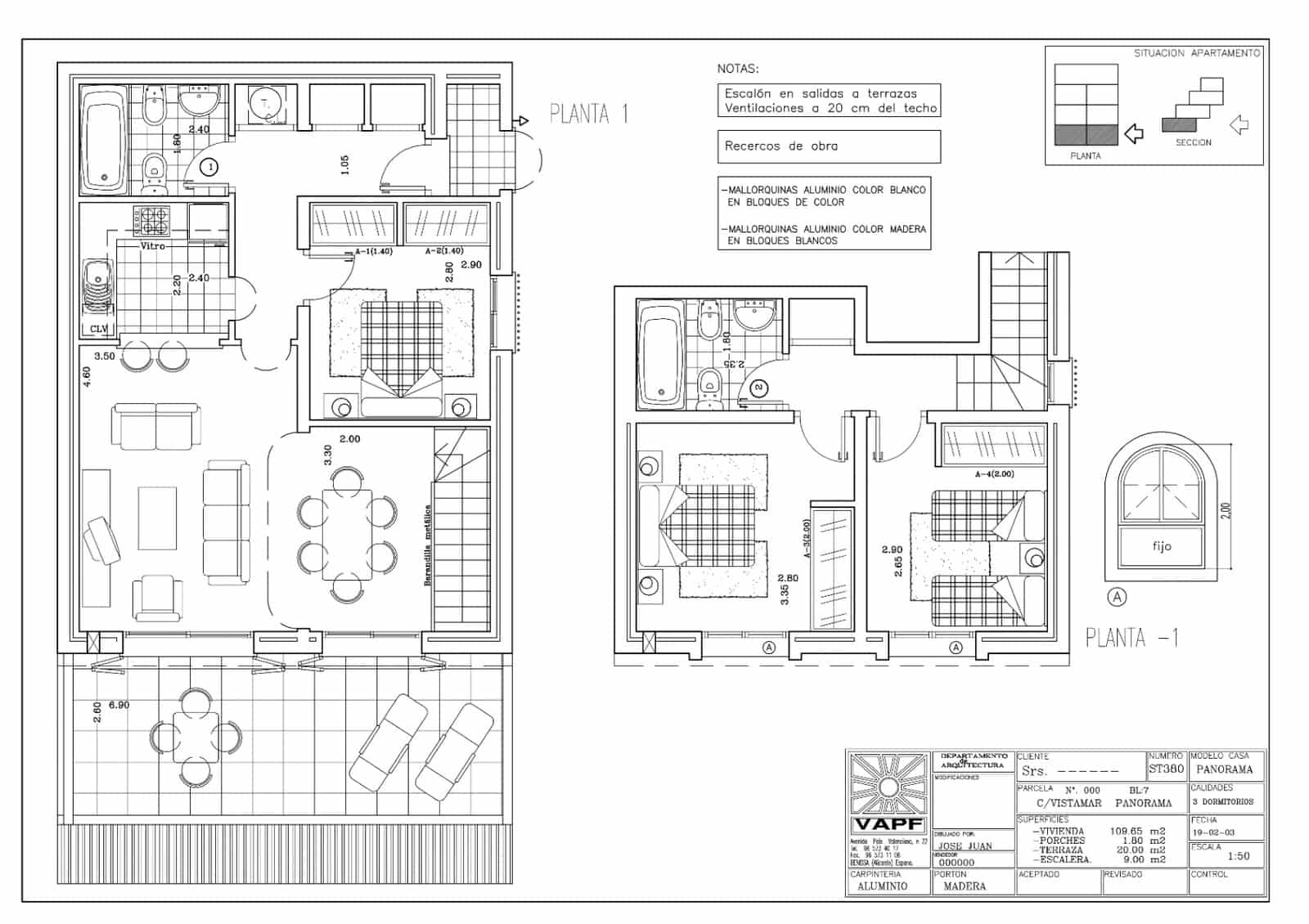 3 sovrum Lägenhet till salu i Benitachell / Benitatxell med pool - 380 000 € (Ref: 9402618)