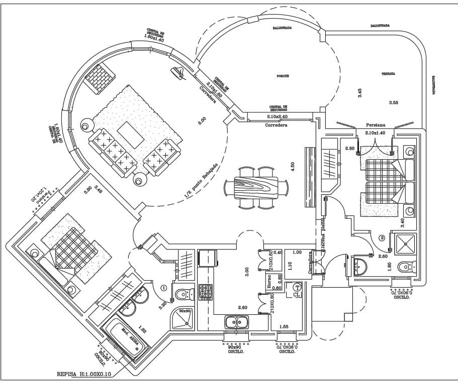 Chalet de 3 habitaciones en Benitachell / Benitatxell en venta con piscina - 745.000 € (Ref: 9428994)