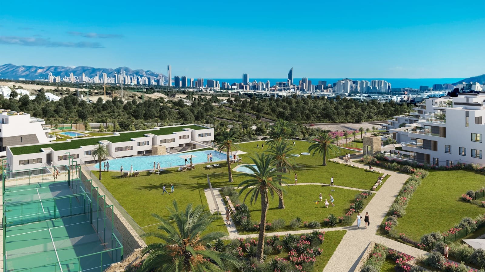 2 bedroom Apartment for sale in Finestrat with pool - € 460,000 (Ref: 9603044)