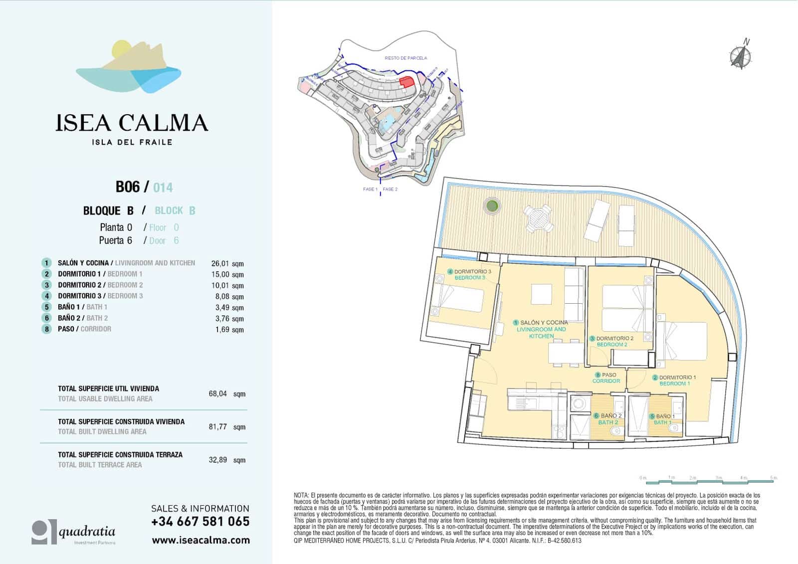 2 camera da letto Appartamento in vendita in Aguilas con piscina garage - 341.000 € (Rif: 6565644)