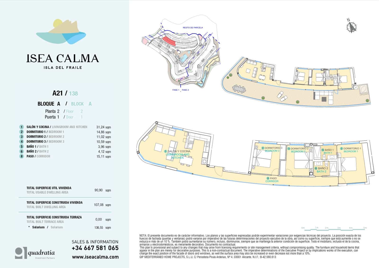 3 chambre Penthouse à vendre à Aguilas avec piscine garage - 740 000 € (Ref: 6565645)