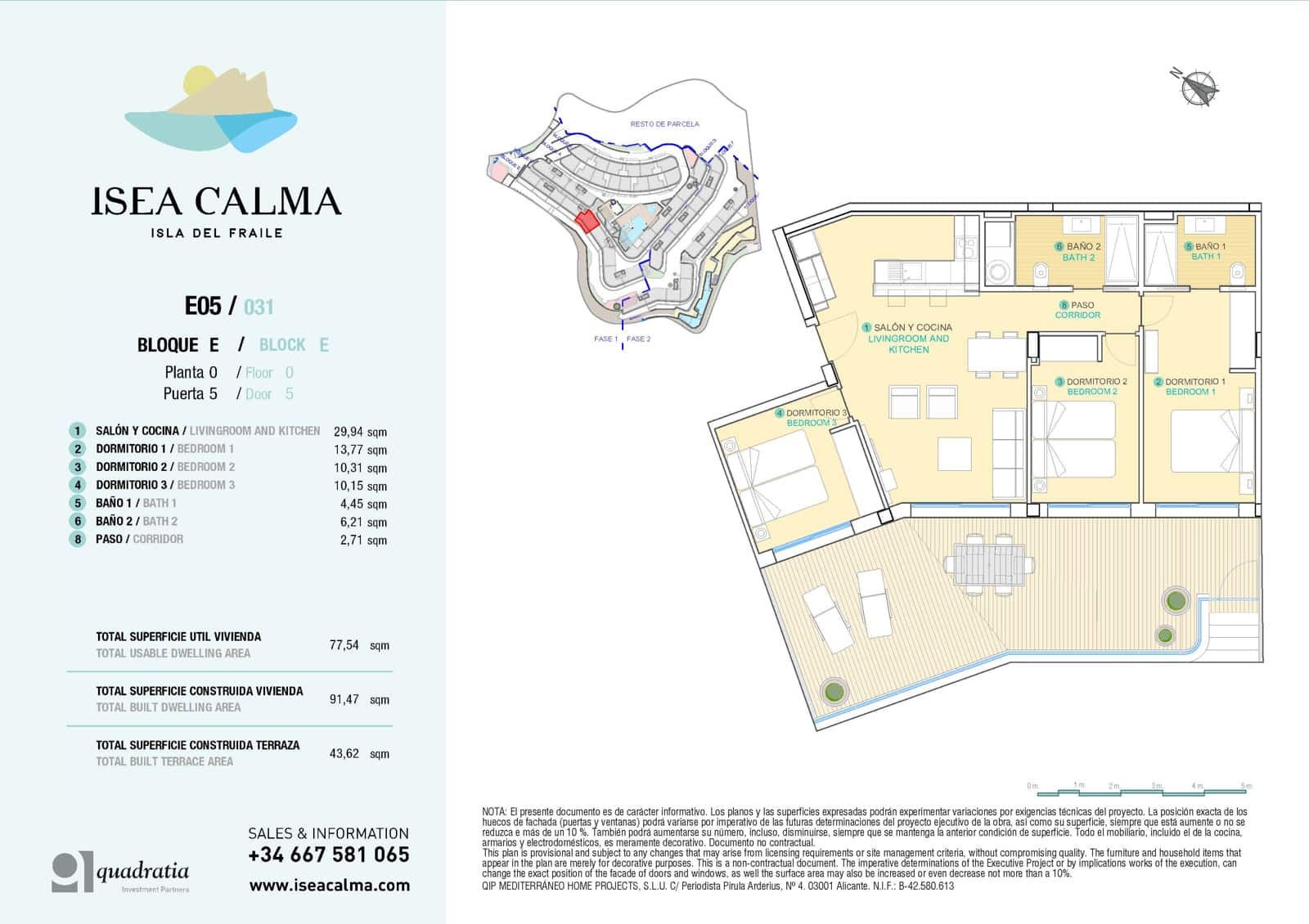 3 soverom Leilighet til salgs i Aguilas med svømmebasseng garasje - € 405 500 (Ref: 6774873)