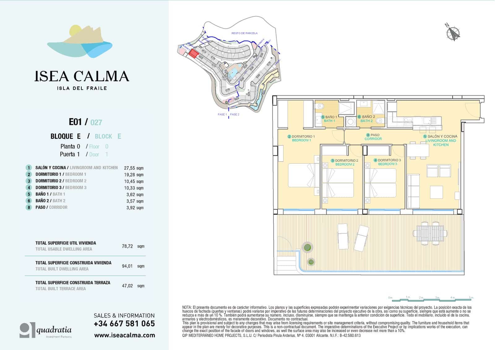 3 soveværelse Lejlighed til salg i Aguilas med swimmingpool garage - € 415.500 (Ref: 6774873)