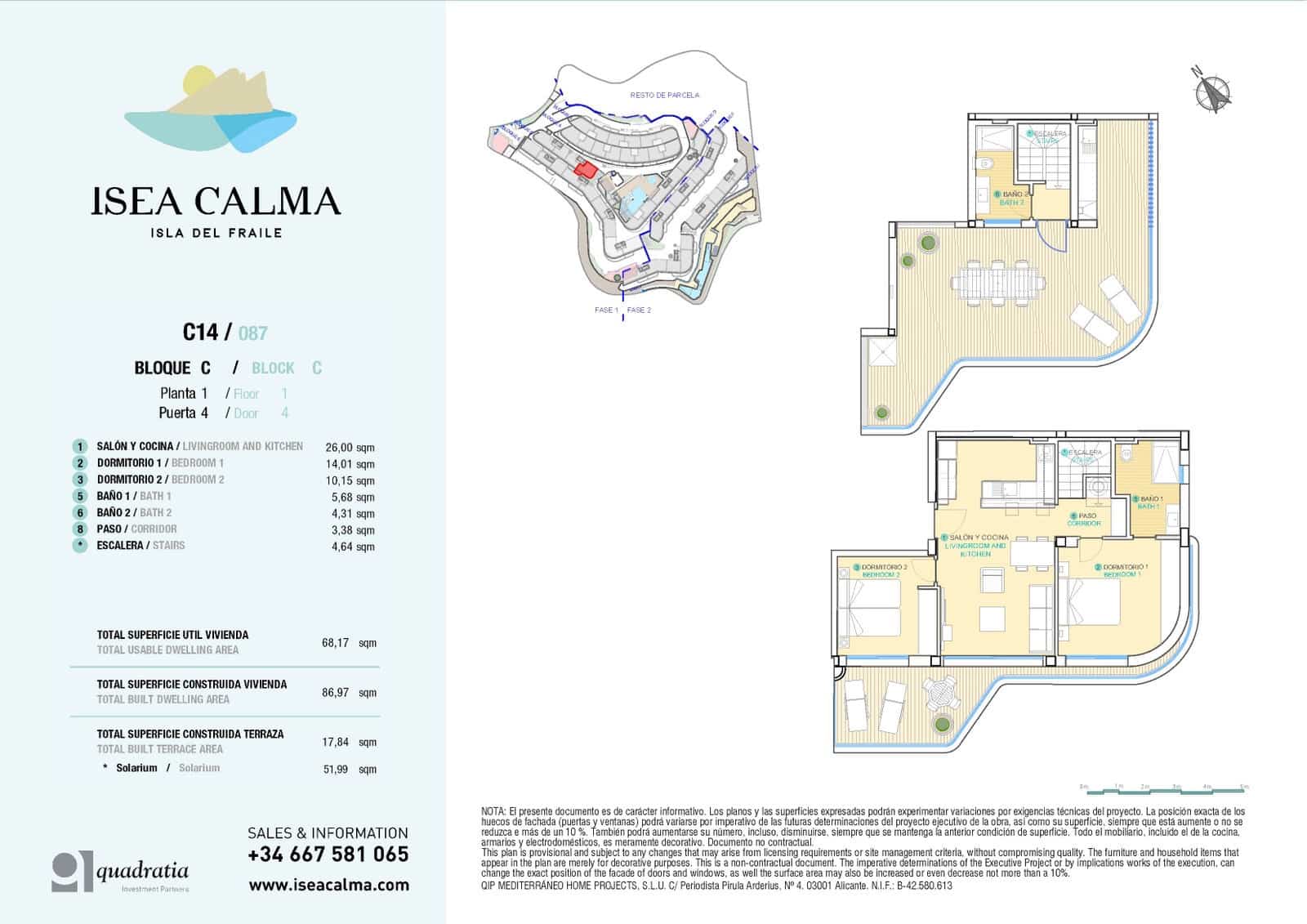 2 bedroom Apartment for sale in Aguilas with pool garage - € 436,000 (Ref: 6774874)