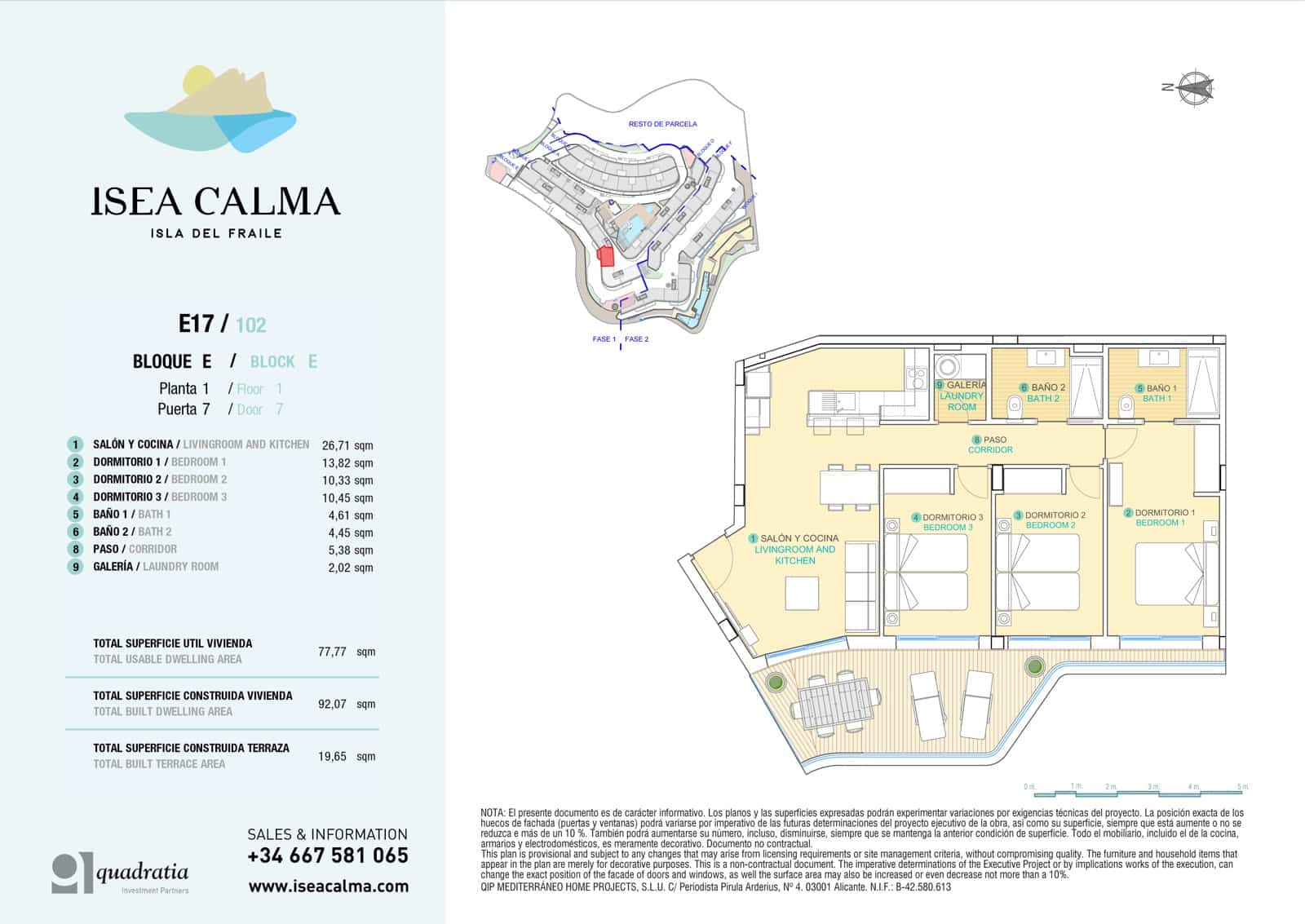 3 soverom Leilighet til salgs i Aguilas med garasje - € 431 000 (Ref: 6774876)