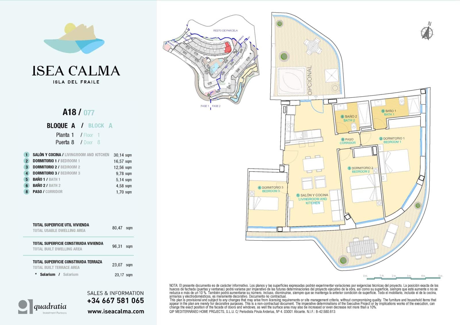 3 camera da letto Appartamento in vendita in Aguilas con piscina garage - 560.000 € (Rif: 6774877)