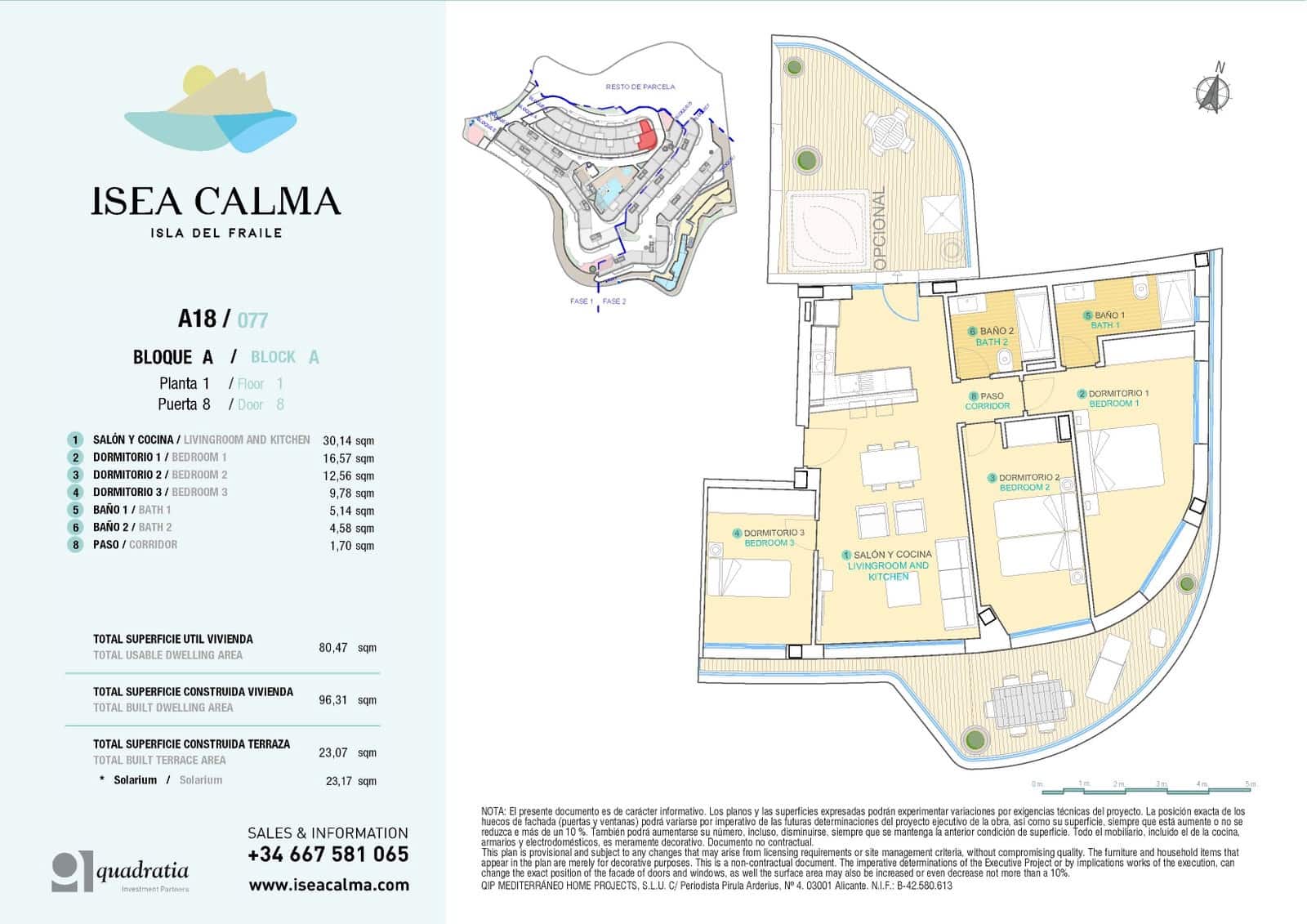 3 camera da letto Appartamento in vendita in Aguilas con piscina garage - 560.000 € (Rif: 6774877)