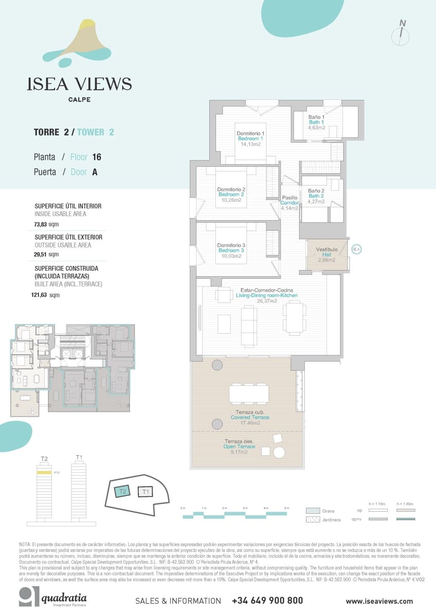 3 soverom Leilighet til salgs i Calpe / Calp med svømmebasseng garasje - € 795 000 (Ref: 7226352)