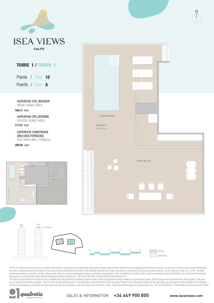 3 soveværelse Penthouse til salg i Calpe / Calp med swimmingpool garage - € 1.650.000 (Ref: 7226355)