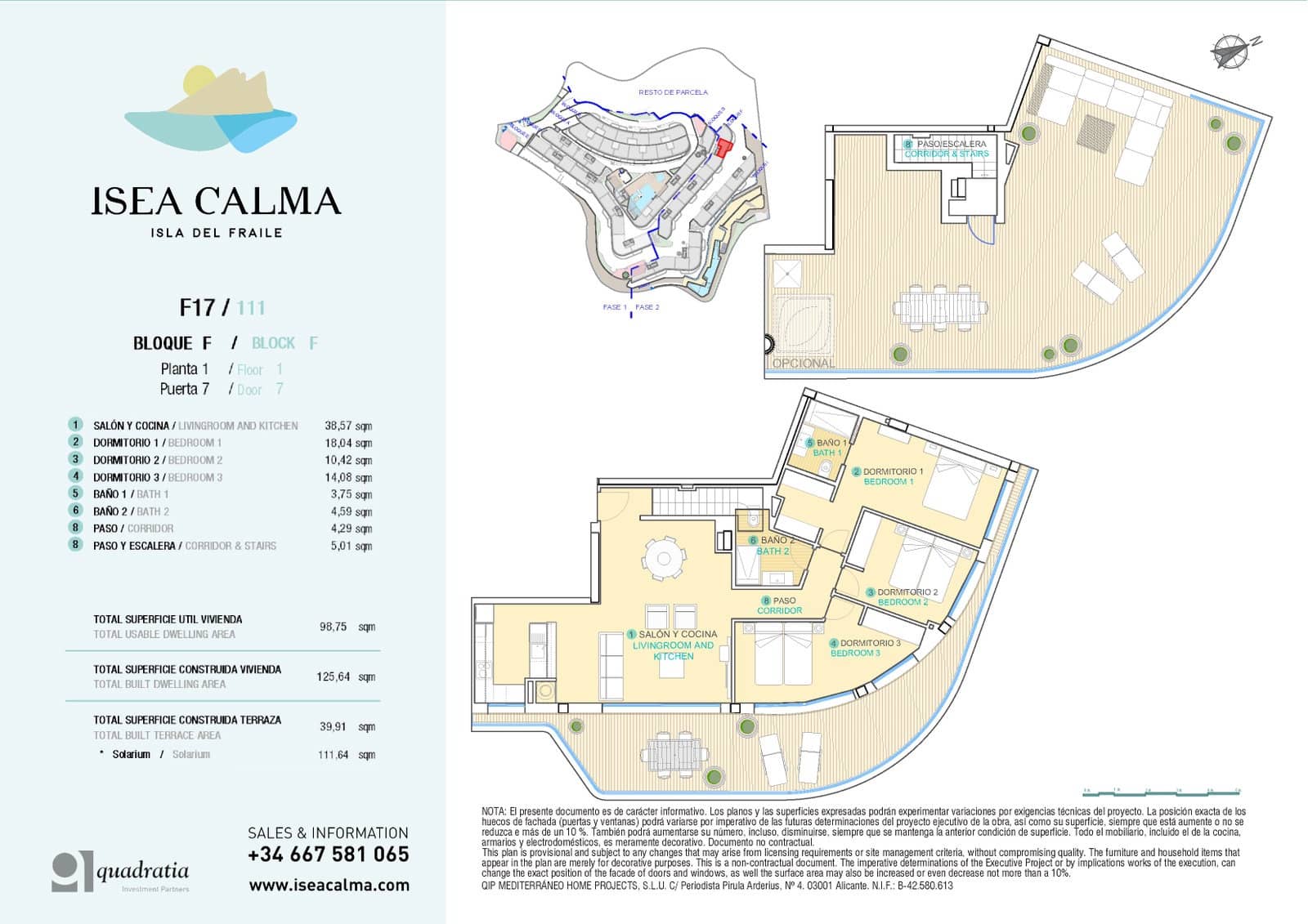 3 Zimmer Penthouse zu verkaufen in Aguilas mit Pool Garage - 550.000 € (Ref: 8600034)