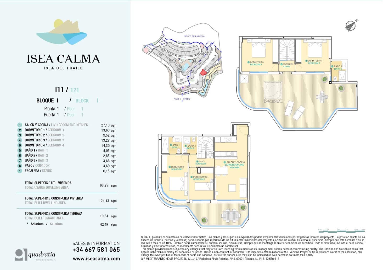 4 bedroom Apartment for sale in Aguilas with pool garage - € 646,000 (Ref: 8600035)