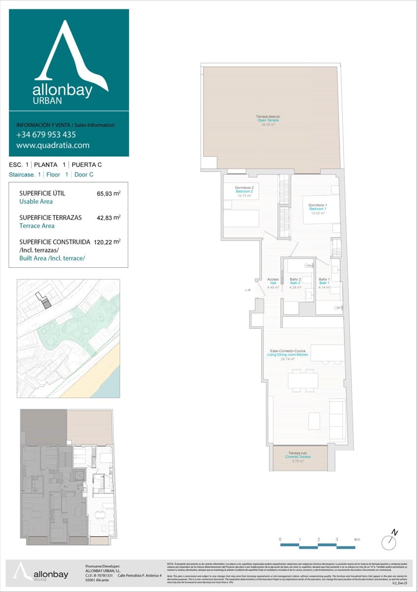 2 soverom Leilighet til salgs i La Villajoyosa / Vila Joiosa med garasje - € 420 000 (Ref: 8881081)