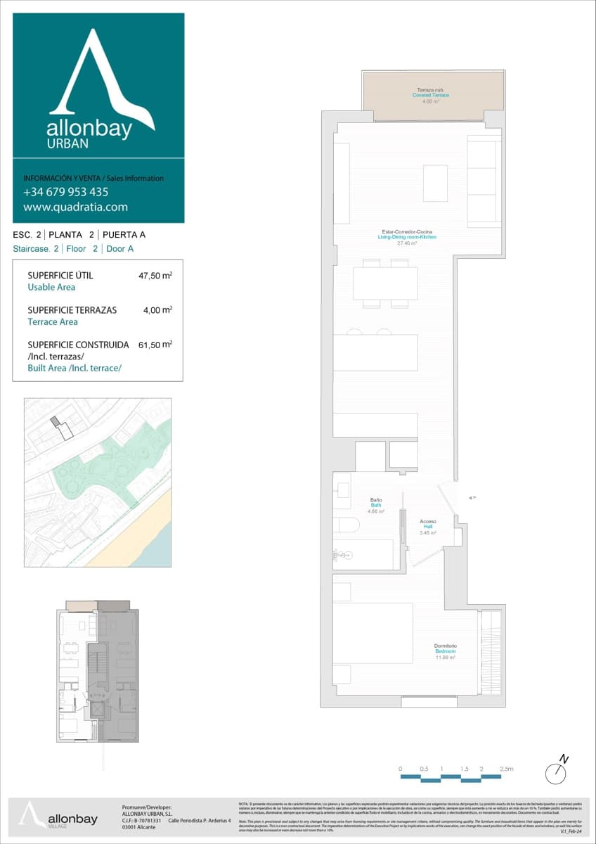 1 bedroom Apartment for sale in La Villajoyosa / Vila Joiosa - € 249,000 (Ref: 8881084)