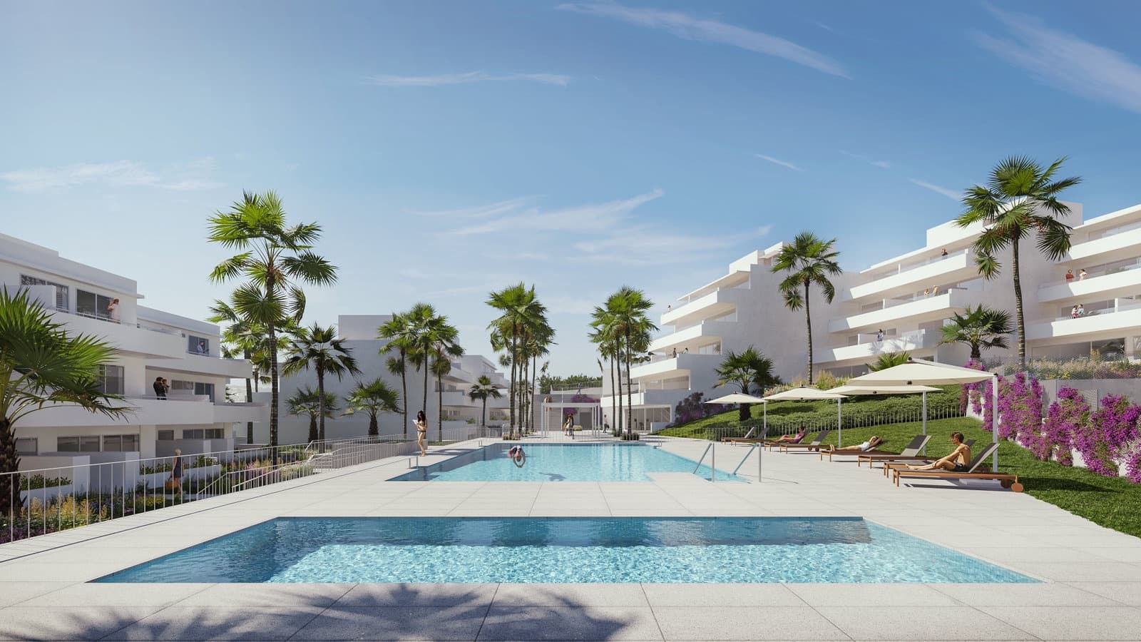 2 sovrum Lägenhet till salu i Estepona med pool garage - 405 000 € (Ref: 9118029)