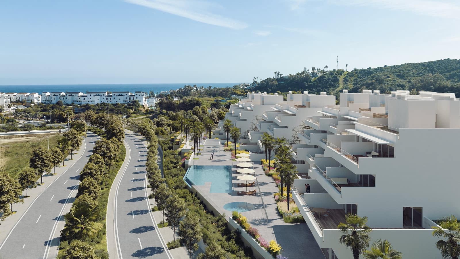 2 sovrum Lägenhet till salu i Estepona med pool garage - 405 000 € (Ref: 9118029)