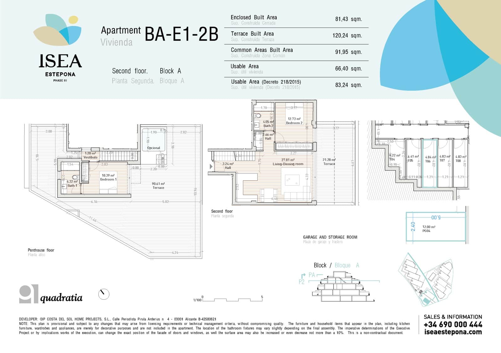 2 bedroom Penthouse for sale in Estepona - € 552,000 (Ref: 9118030)