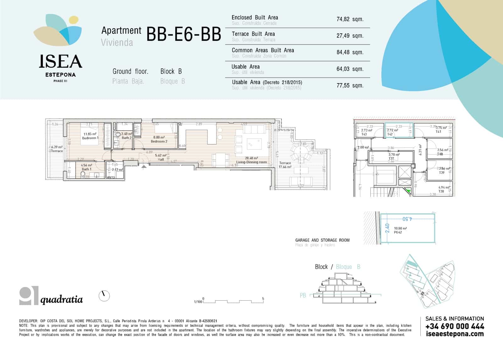 2 bedroom Apartment for sale in Estepona with pool - € 355,000 (Ref: 9118031)