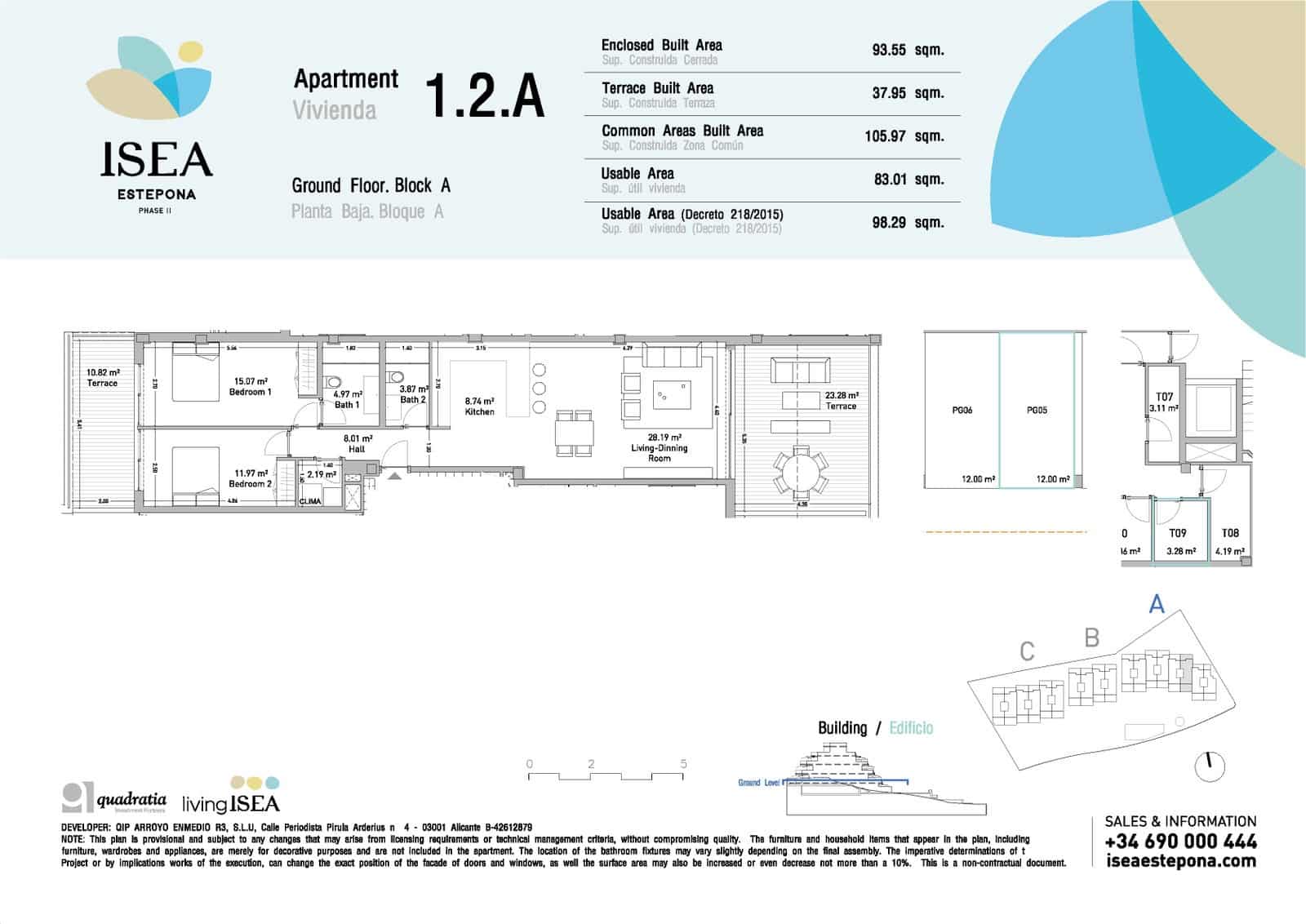 2 sovrum Lägenhet till salu i Estepona med pool garage - 470 000 € (Ref: 9118032)