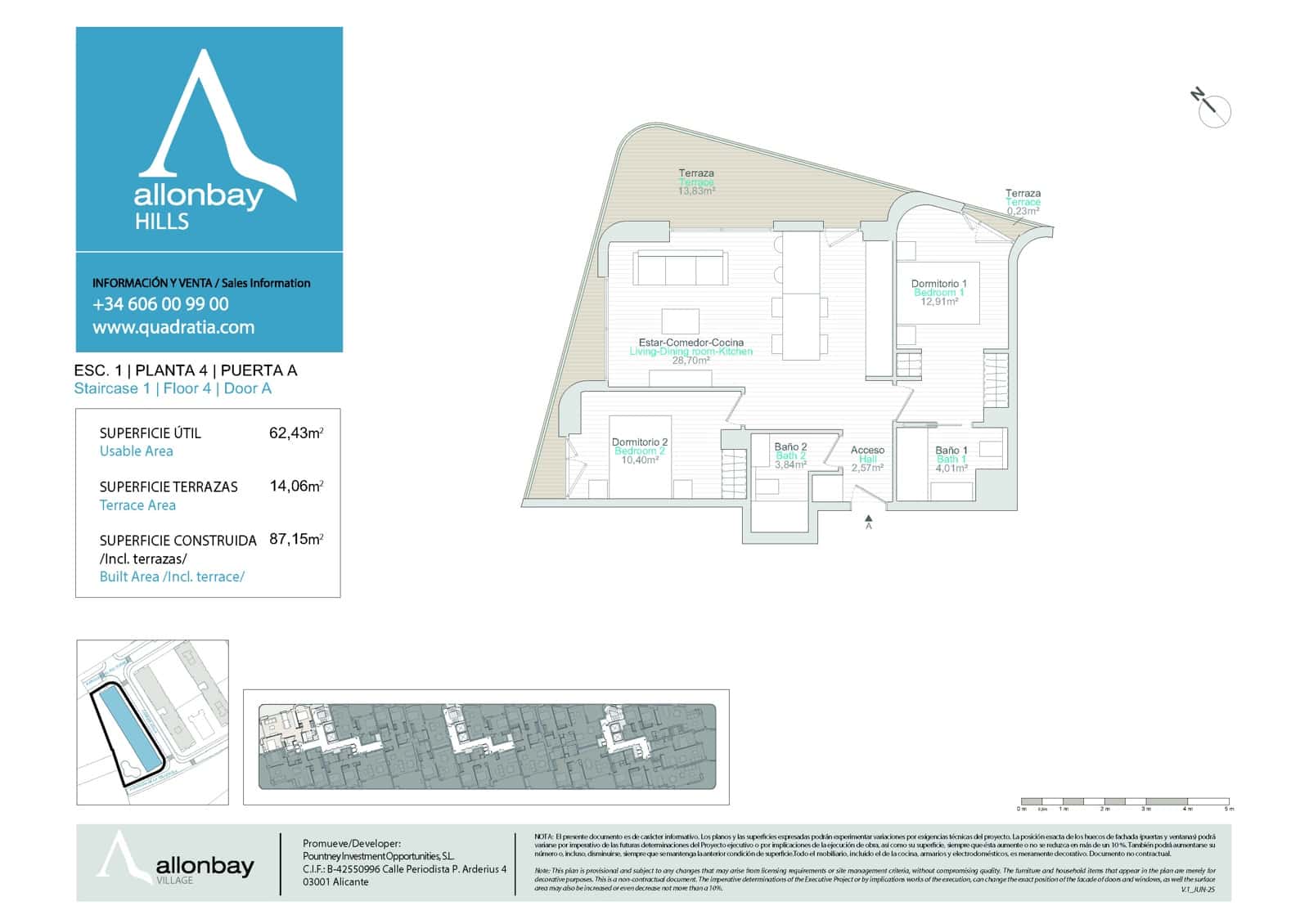 2 makuuhuone Huoneisto myytävänä paikassa La Villajoyosa / Vila Joiosa mukana uima-altaan 
autotalli - 335 000 € (Ref: 9481433)