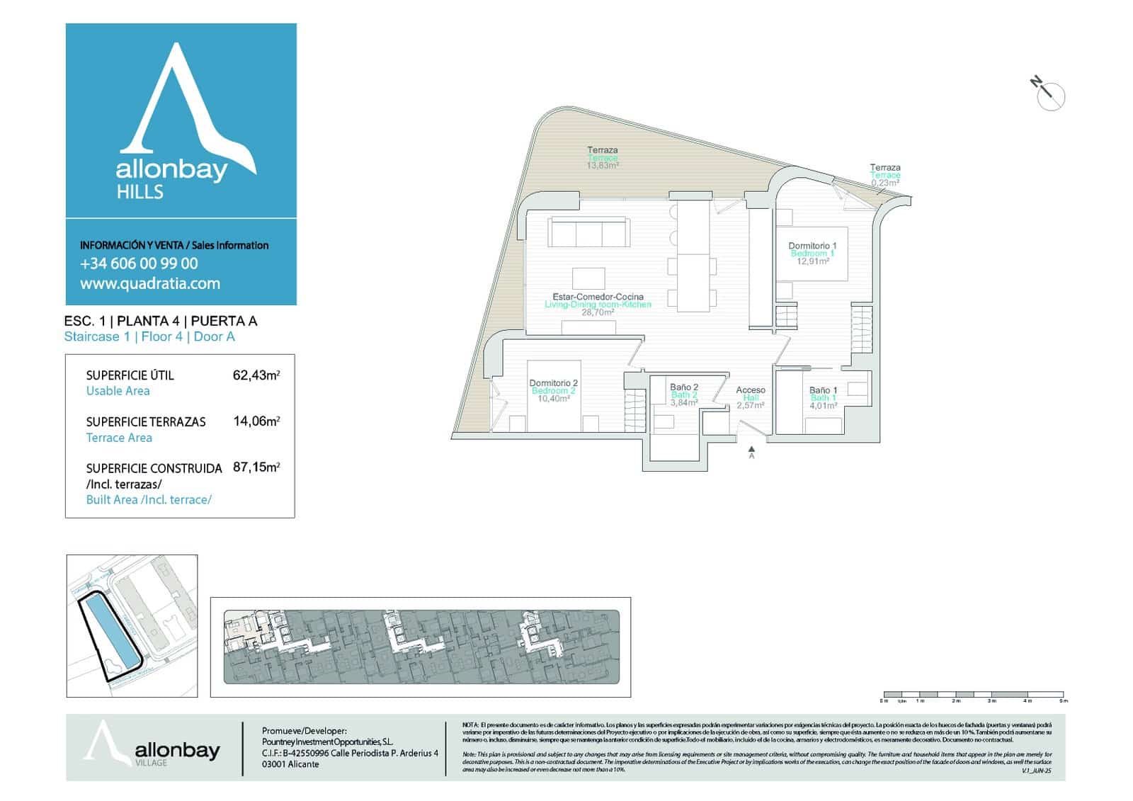 2 sovrum Lägenhet till salu i La Villajoyosa / Vila Joiosa med pool garage - 335 000 € (Ref: 9481433)