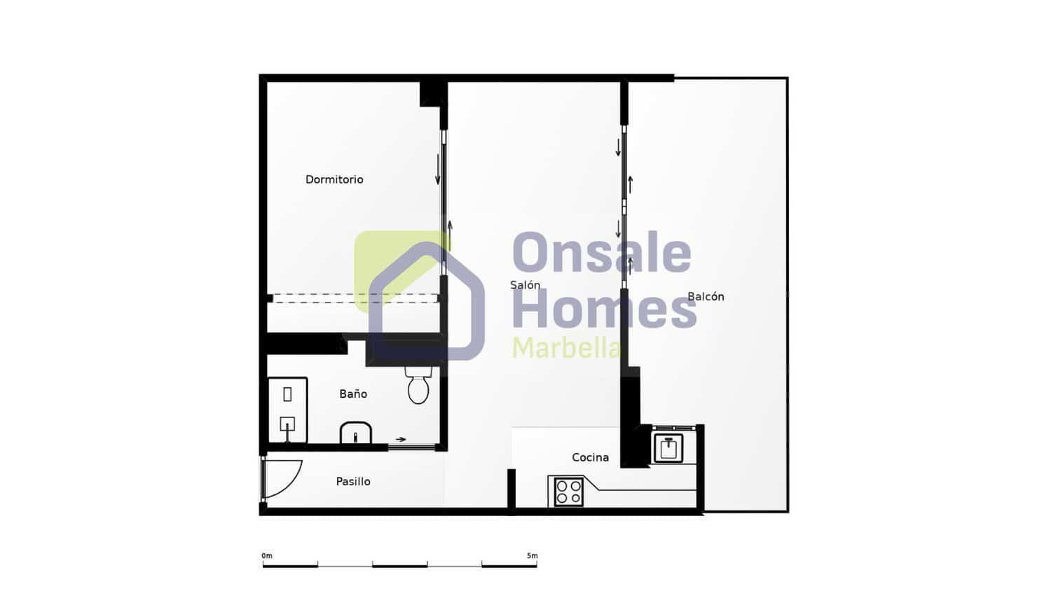 1 makuuhuone Huoneisto myytävänä paikassa Marbella mukana 
autotalli - 749 000 € (Ref: 10044421)