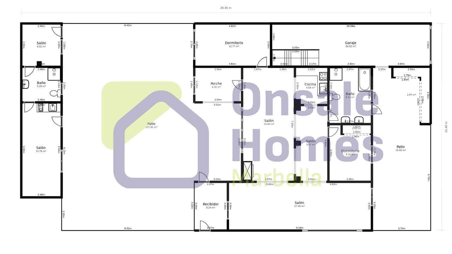 5 sypialnia Willa na sprzedaż w Costabella z basenem garażem - 1 490 000 € (Ref: 9300343)