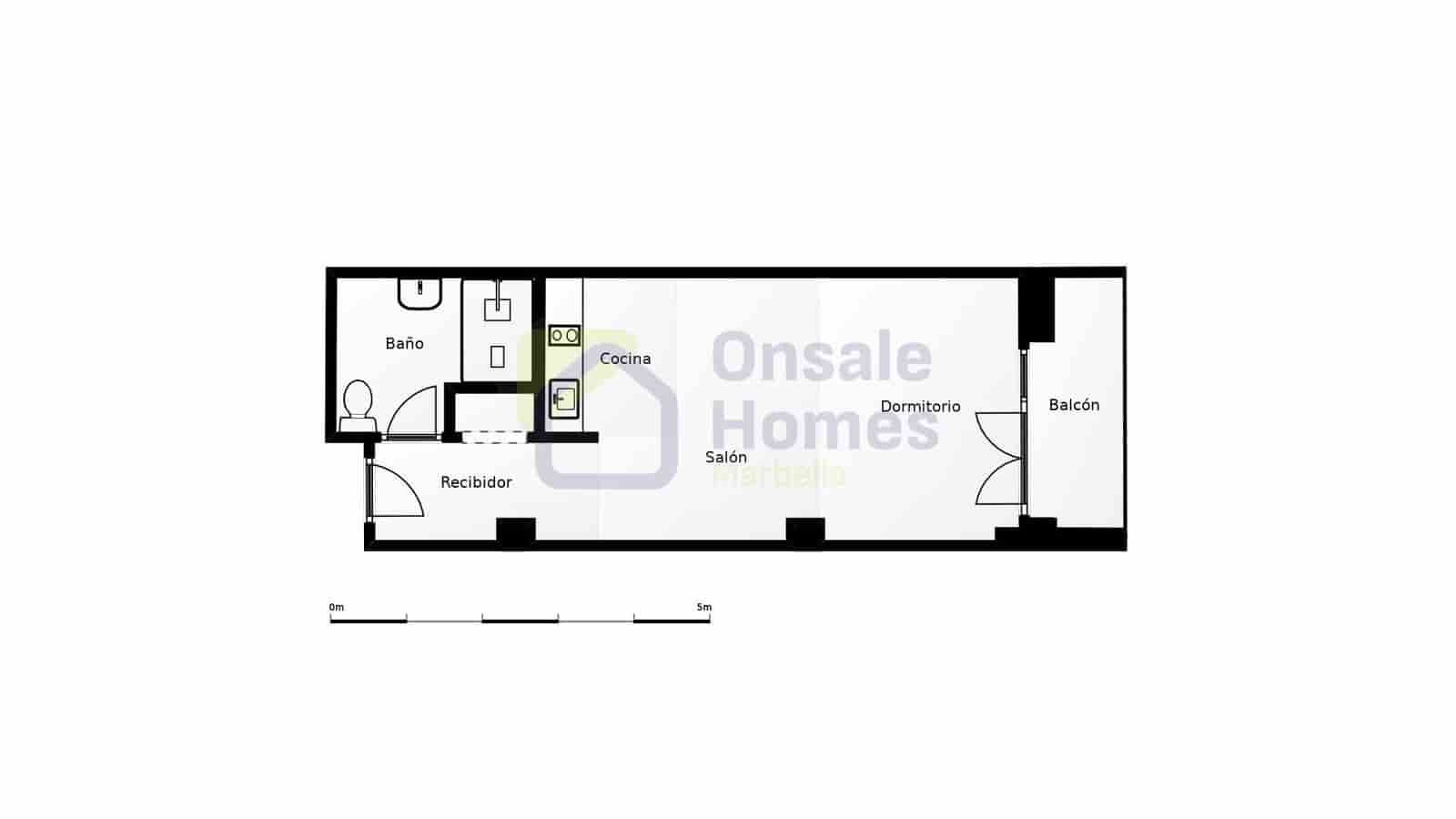 Flat for sale in Marbella - € 320,000 (Ref: 9367965)