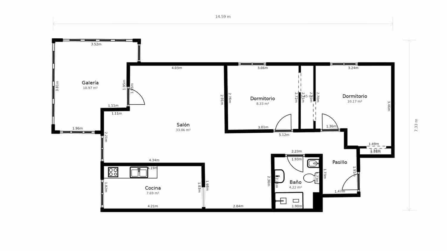 2 slaapkamer Flat te koop in Marbella - € 550.000 (Ref: 9368010)