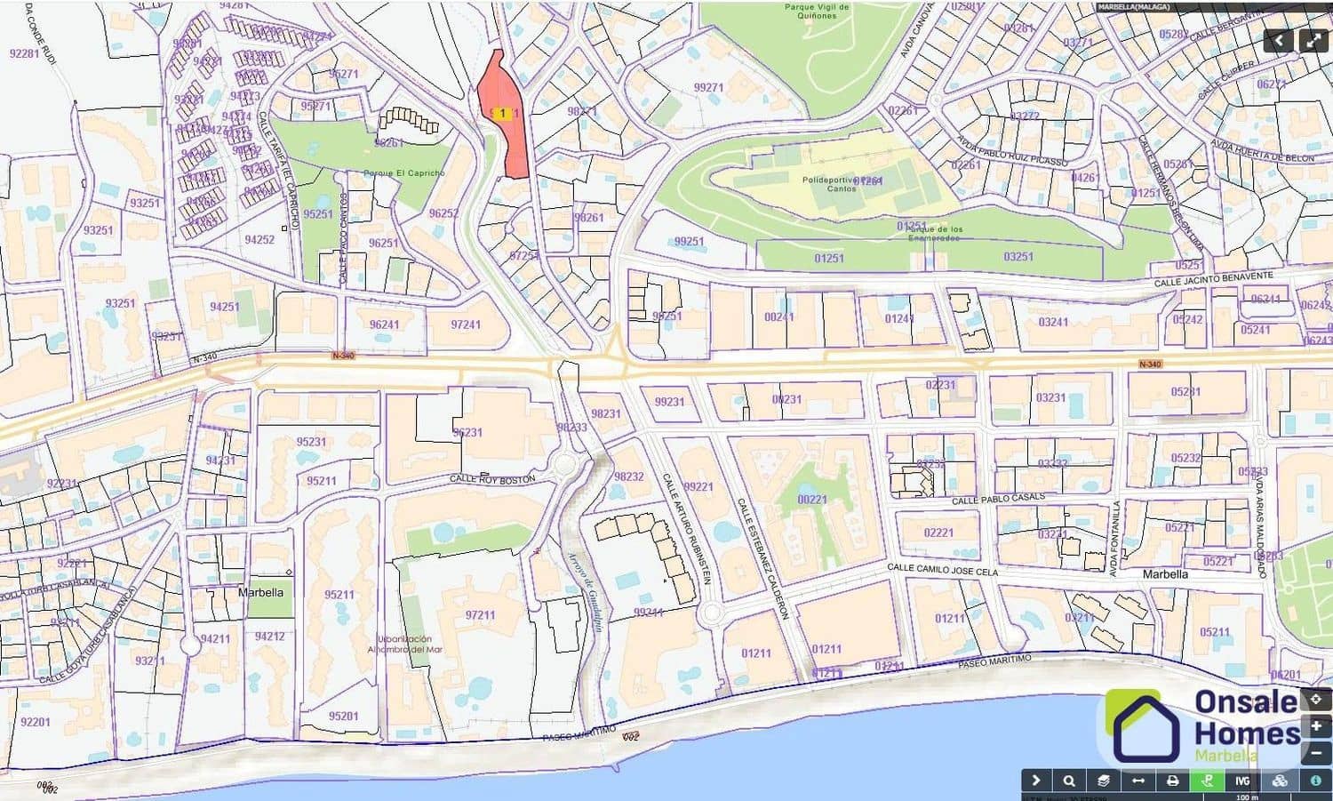 Terreno Non Edificato in vendita in Marbella - 7.500.000 € (Rif: 9500587)