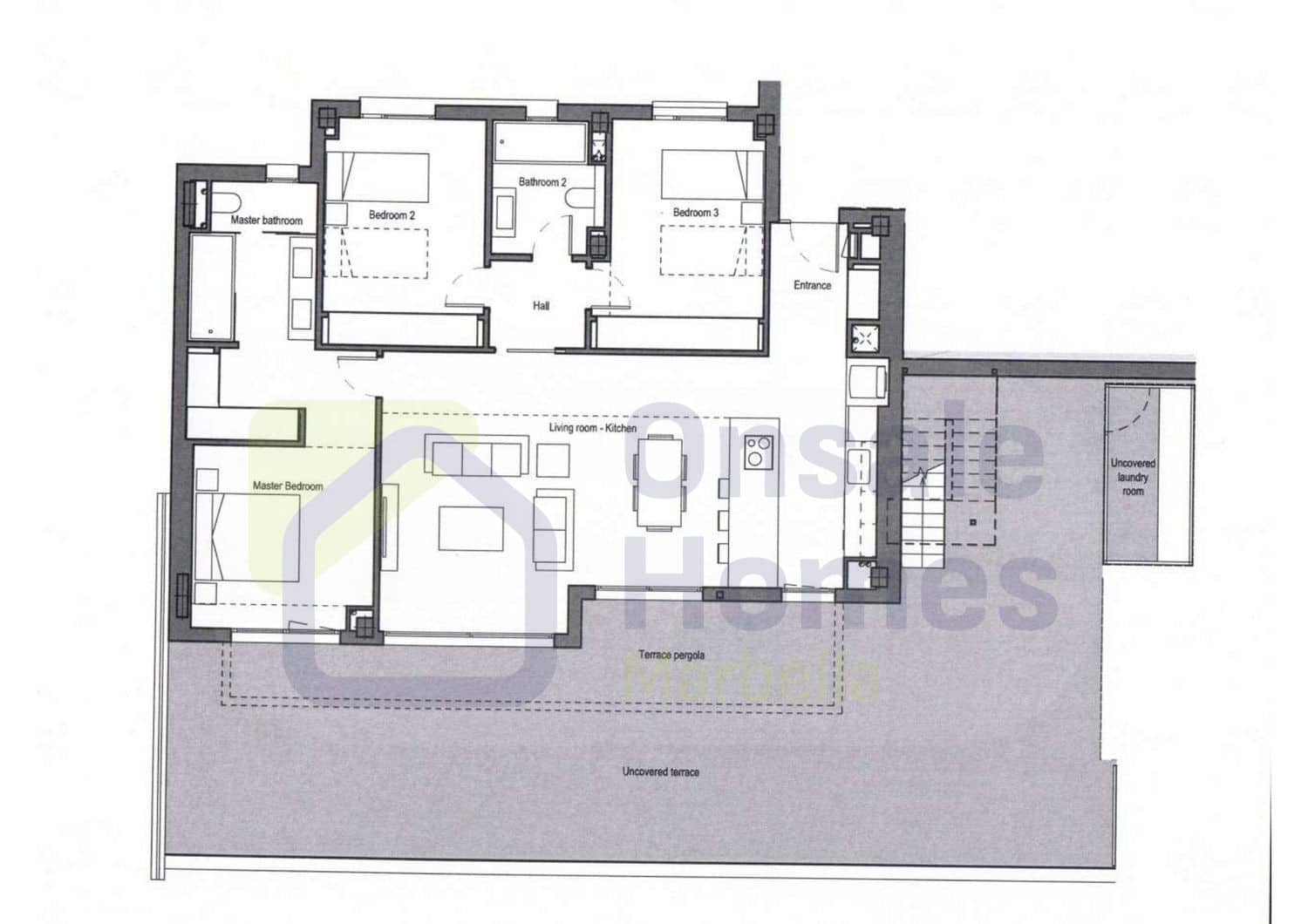 3 Zimmer Apartment zu verkaufen in Marbella mit Pool Garage - 1.150.000 € (Ref: 9669772)