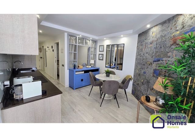 1 soveværelse Lejlighed til salg i Playa Bajadilla - Puertos, Marbella med swimmingpool garage - € 360.000 (Ref: 9806038)