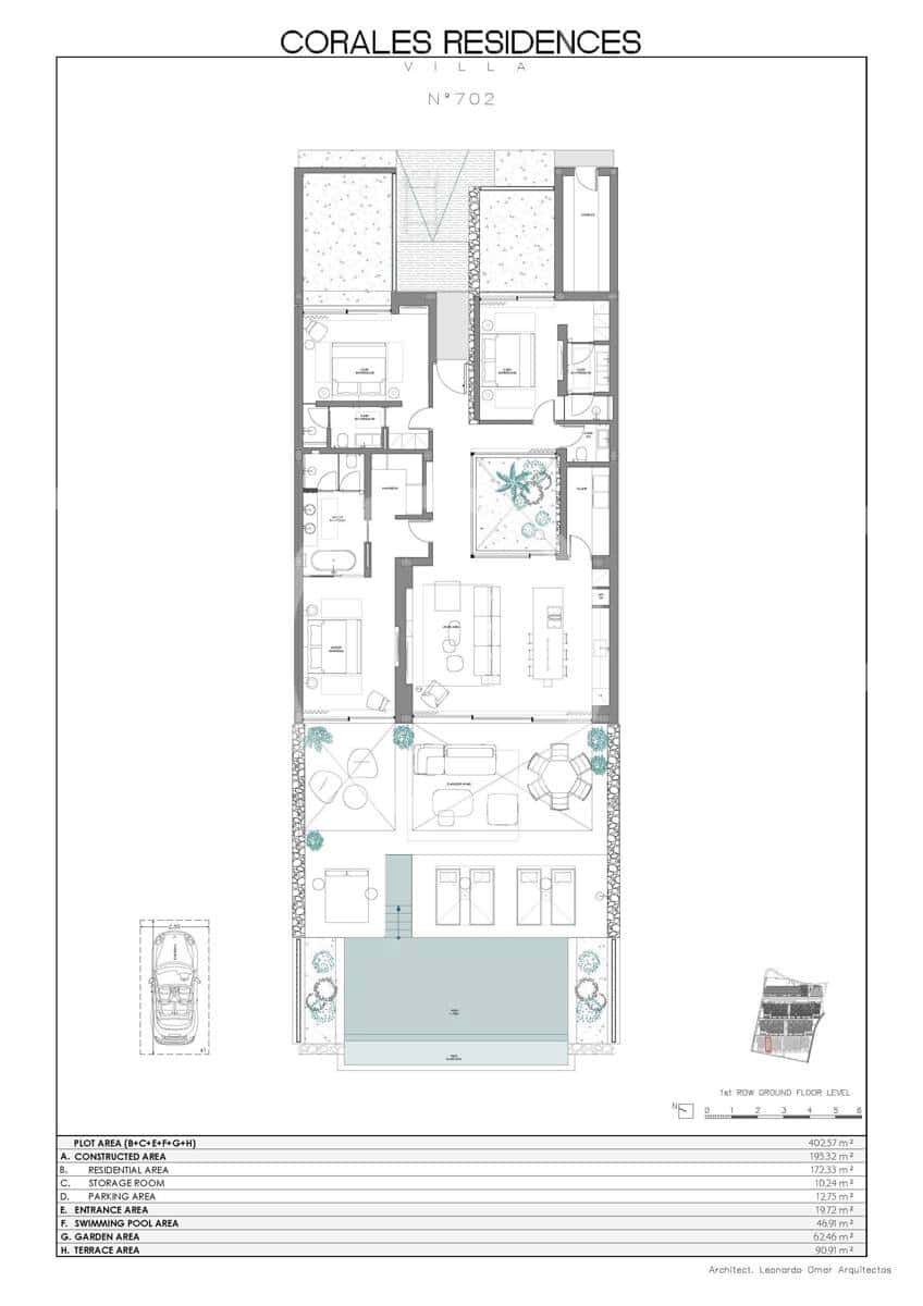 3 quarto Moradia para venda em Costa Adeje com piscina garagem - 2 200 000 € (Ref: 10019958)