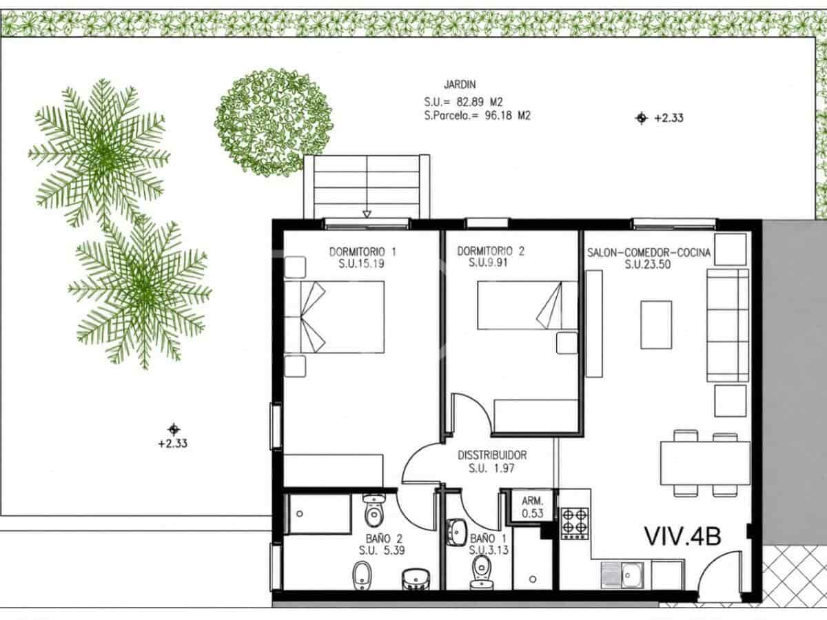 2 Zimmer Wohnung zu verkaufen in Los Realejos - 349.000 € (Ref: 10048591)