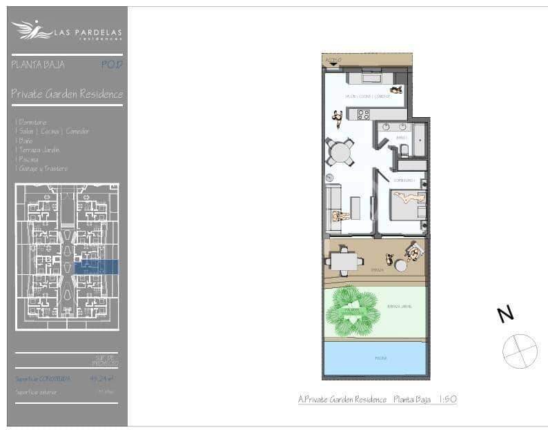 1 soveværelse Lejlighed til salg i Playa de las Americas med swimmingpool garage - € 682.764 (Ref: 10158825)