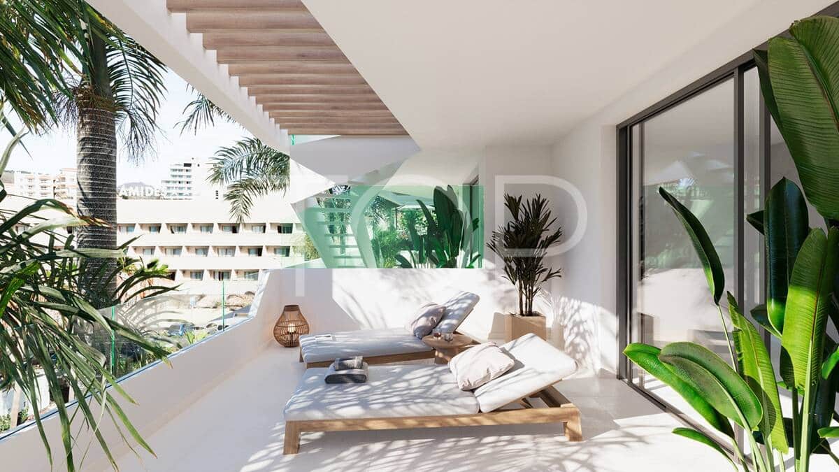 1 chambre Penthouse à vendre à Playa de las Americas avec piscine garage - 1 288 974 € (Ref: 10160794)