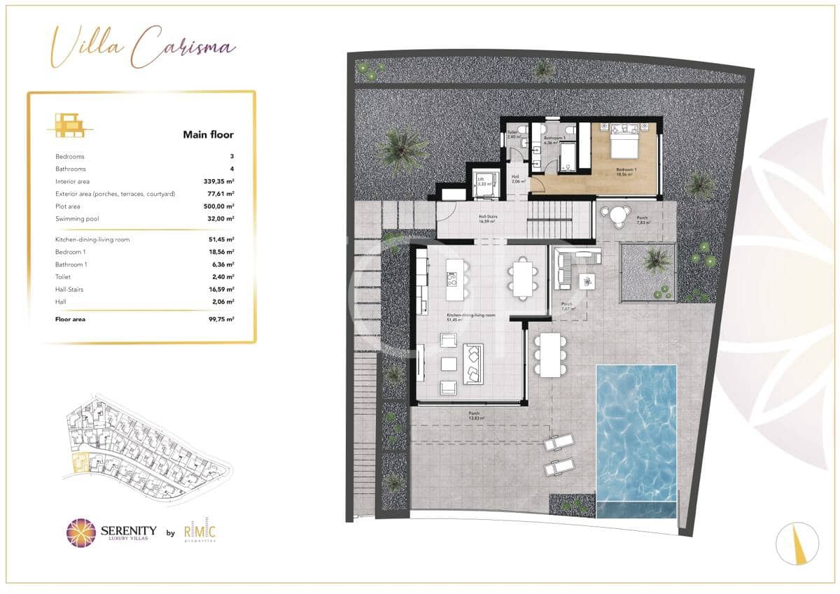 3 soverom Villa til salgs i Costa Adeje med svømmebasseng garasje - € 2 025 000 (Ref: 7673214)
