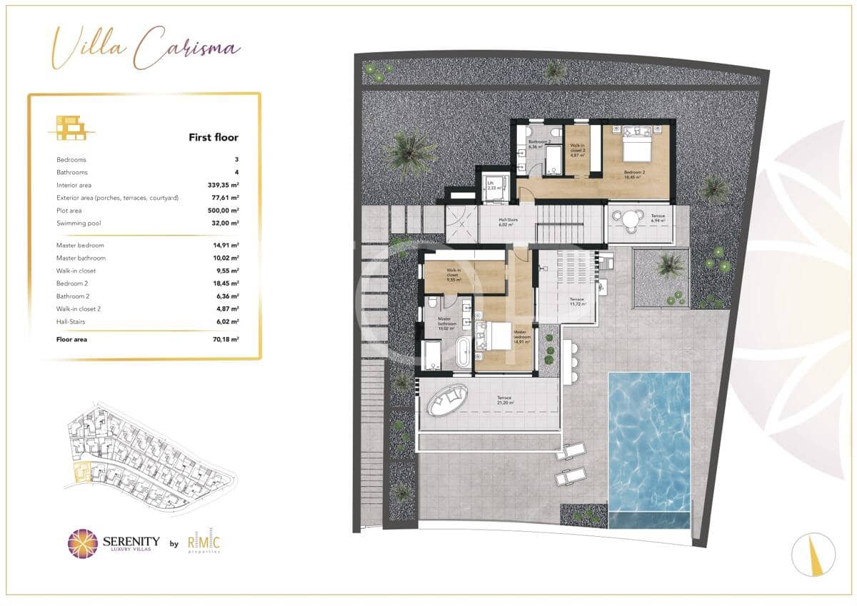 3 soverom Villa til salgs i Costa Adeje med svømmebasseng garasje - € 2 025 000 (Ref: 7673214)